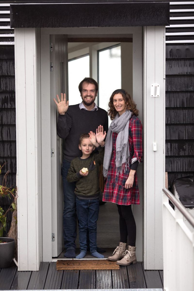 Ethans oom en tante wonen in een drijvend huis